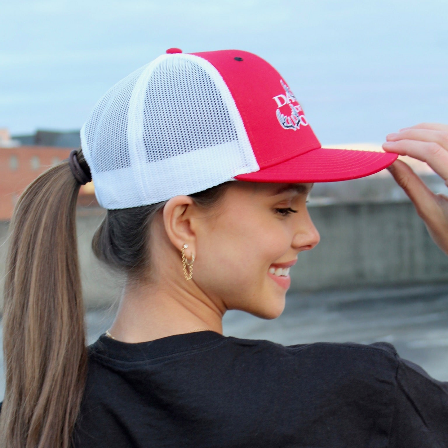 Cherry Red Trucker Hat